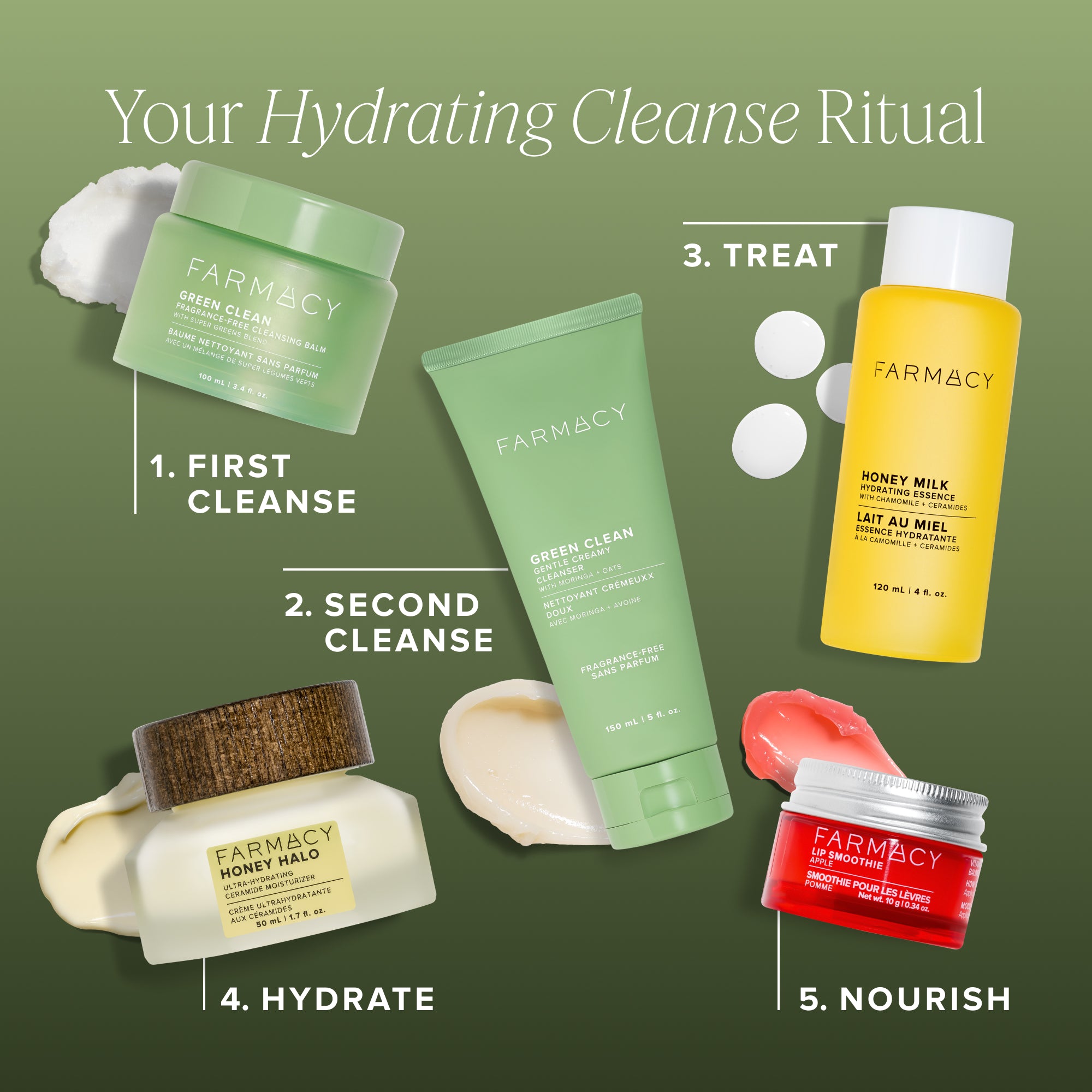 Green Clean Fragrance-Free Cleansing Balm Mini