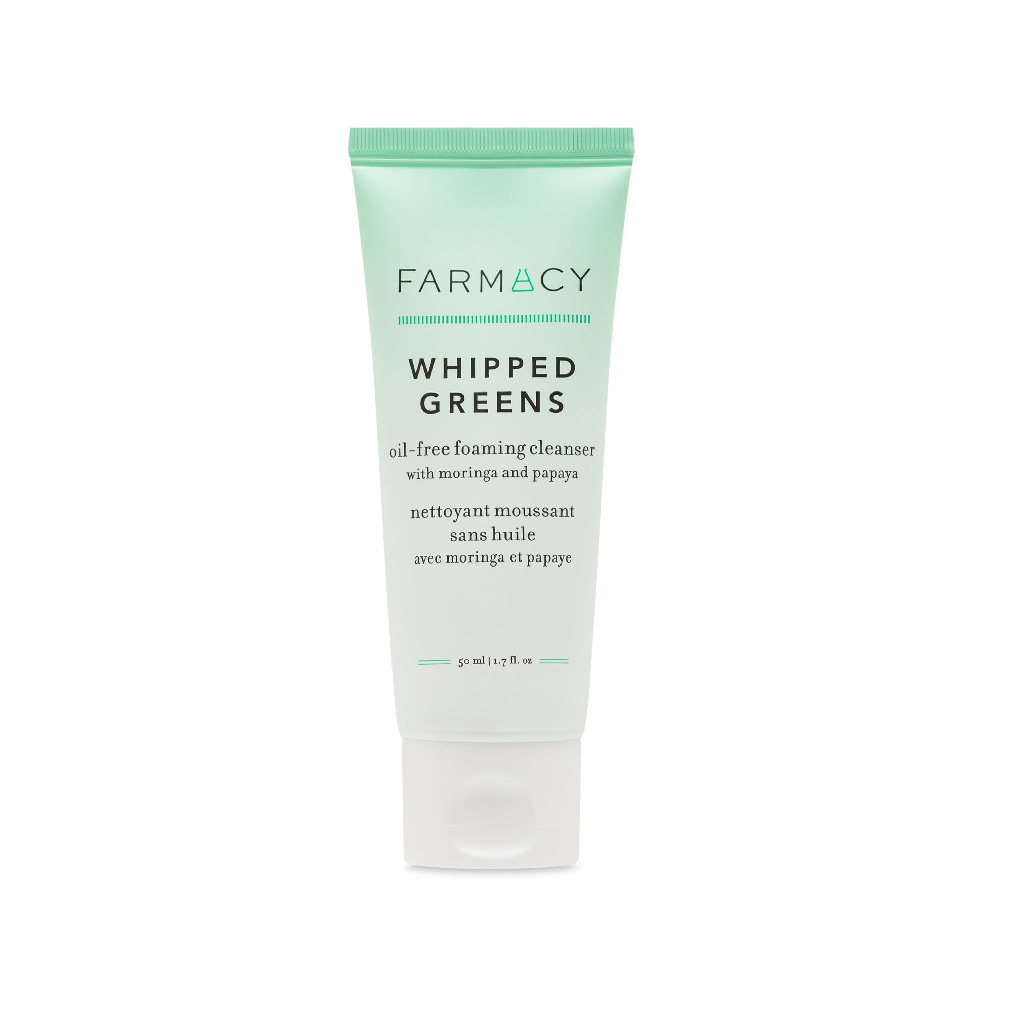 Whipped Greens facial cleanser